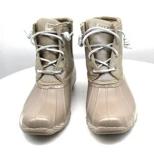 Sperry Women's Saltwater Sparkle Dove‎ Rain Boot